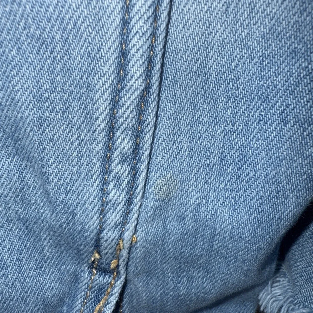 Hollister Jacket Women's Medium Ripped Boyfriend Destroyed Oversized Denim *READ